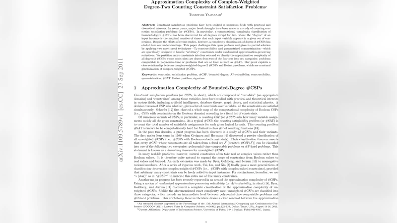Approximation Complexity of Complex-Weighted Degree-Two Counting   Constraint Satisfaction Problems
