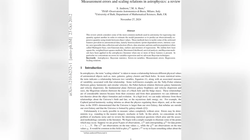 Measurement errors and scaling relations in astrophysics: a review