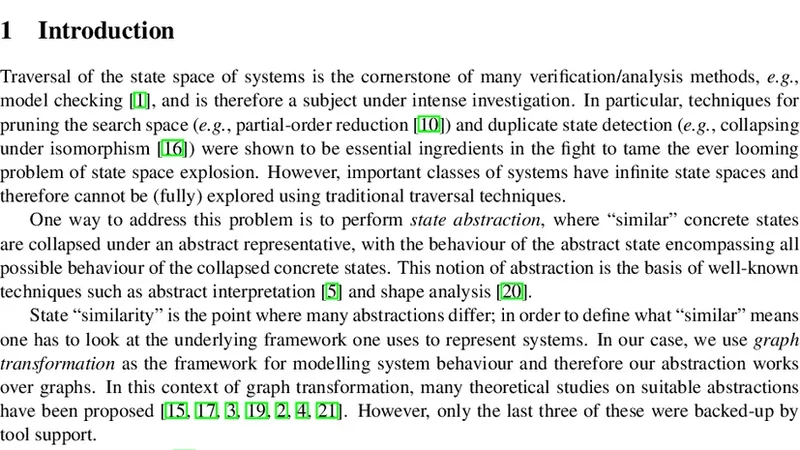Graph Subsumption in Abstract State Space Exploration