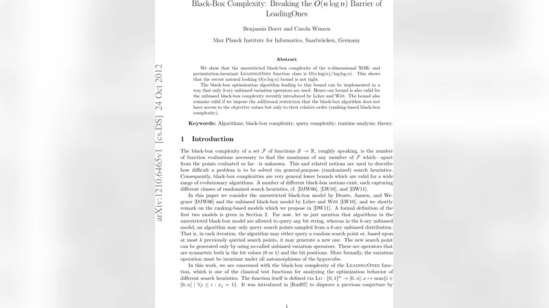 Black-Box Complexity: Breaking the $O(n log n)$ Barrier of LeadingOnes