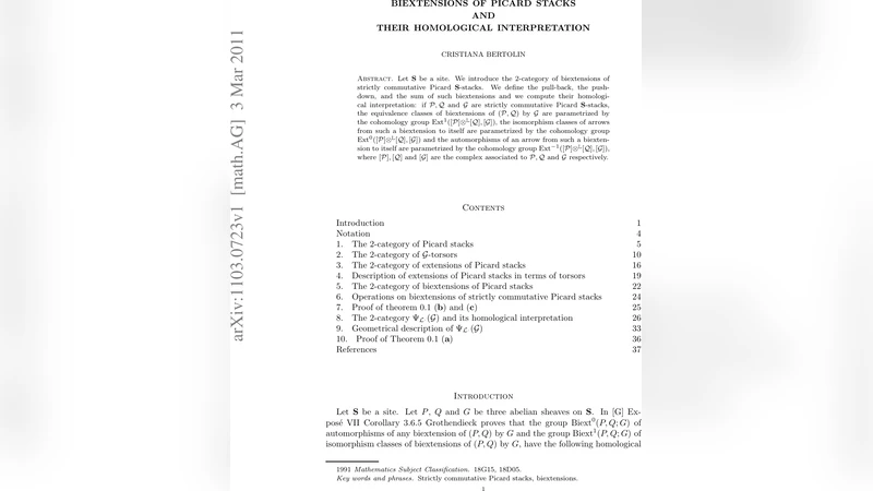 Biextensions of Picard stacks and their homological interpretation