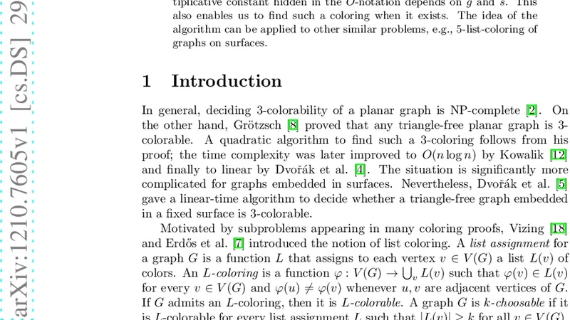 List-coloring embedded graphs