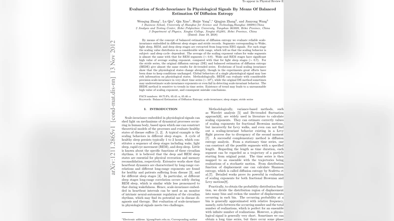 Evaluation of Scale-Invariance In Physiological Signals By Means Of   Balanced Estimation Of Diffusion Entropy