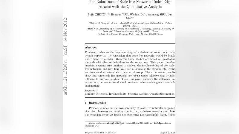 The Robustness of Scale-free Networks Under Edge Attacks with the   Quantitative Analysis