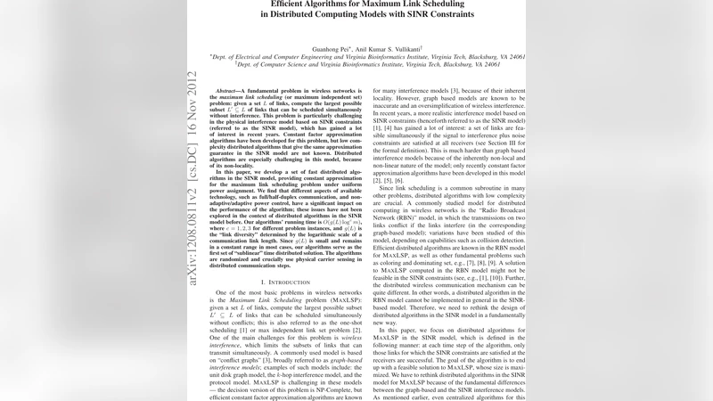 Efficient Algorithms for Maximum Link Scheduling in Distributed   Computing Models with SINR Constraints