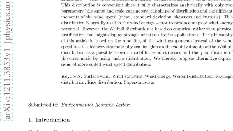 Is the Weibull distribution really suited for wind statistics modeling   and wind power evaluation?