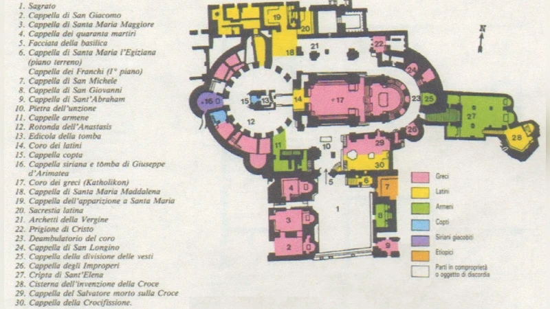 Il Santo Sepolcro, orientamento astronomico della basilica e le omelie   di san Cirillo di Gerusalemme