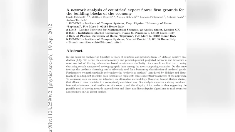 A network analysis of countries export flows: firm grounds for the   building blocks of the economy