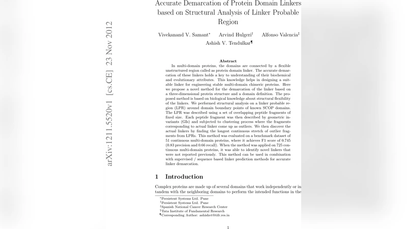 Accurate Demarcation of Protein Domain Linkers based on Structural   Analysis of Linker Probable Region