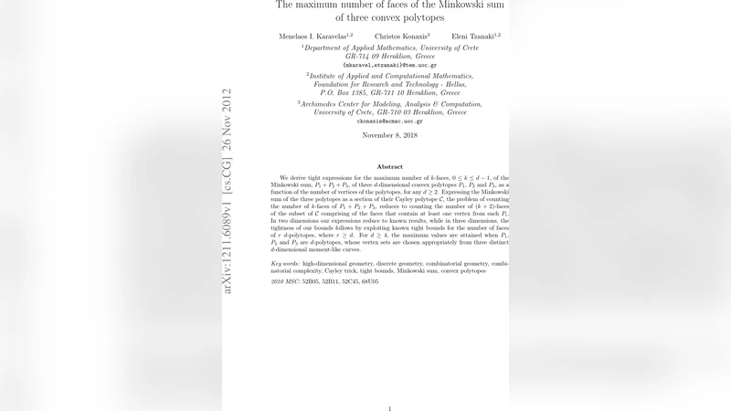 The maximum number of faces of the Minkowski sum of three convex   polytopes