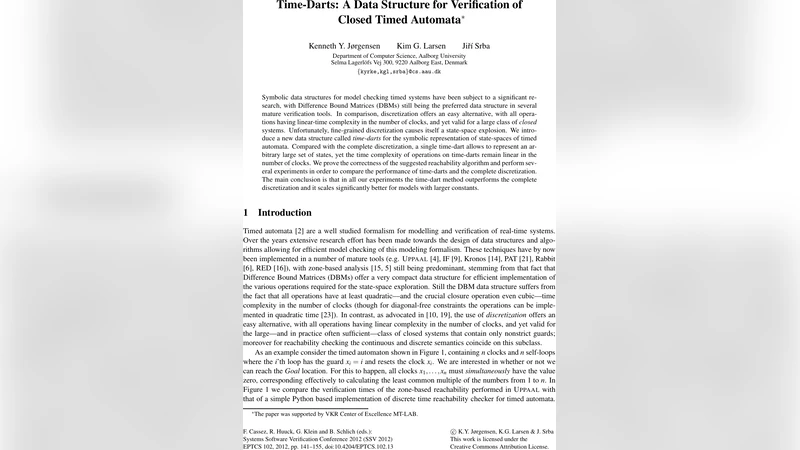 Time-Darts: A Data Structure for Verification of Closed Timed Automata