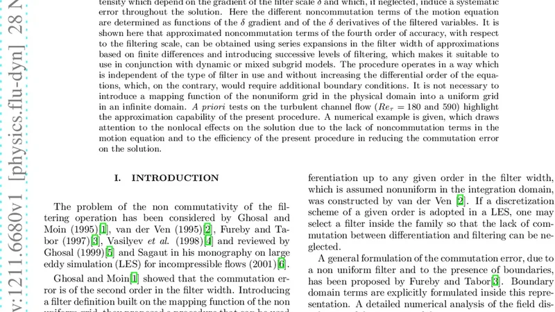 Variable scale filtered Navier-Stokes Equations. A new procedure to deal   with the associated commutation error