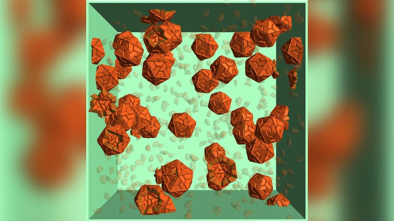 Molecular dynamics simulation of reversibly self-assembling shells in   solution using trapezoidal particles