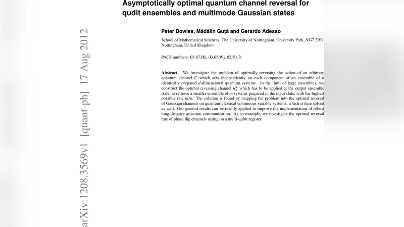 Asymptotically optimal quantum channel reversal for qudit ensembles and   multimode Gaussian states