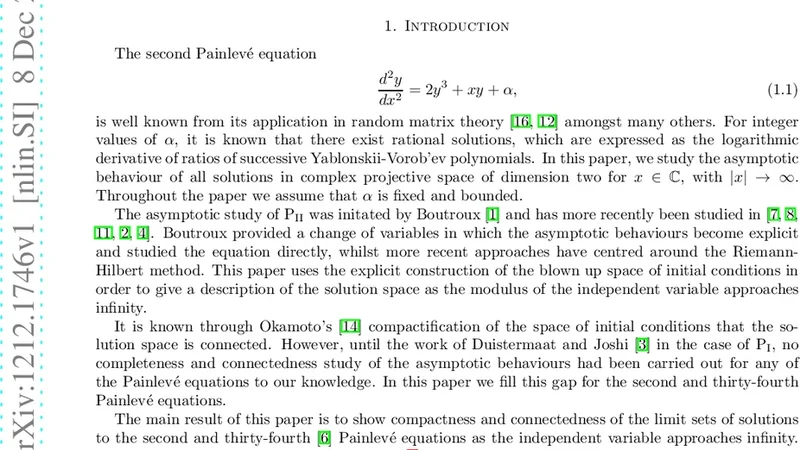 Global Asymptotics of the Second Painleve Equation in Okamotos Space