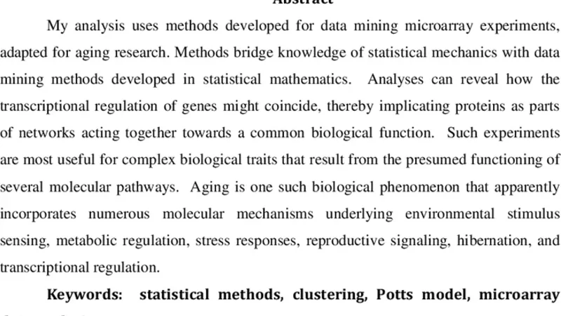 Quantitative transcriptional analysis of aging C. elegans