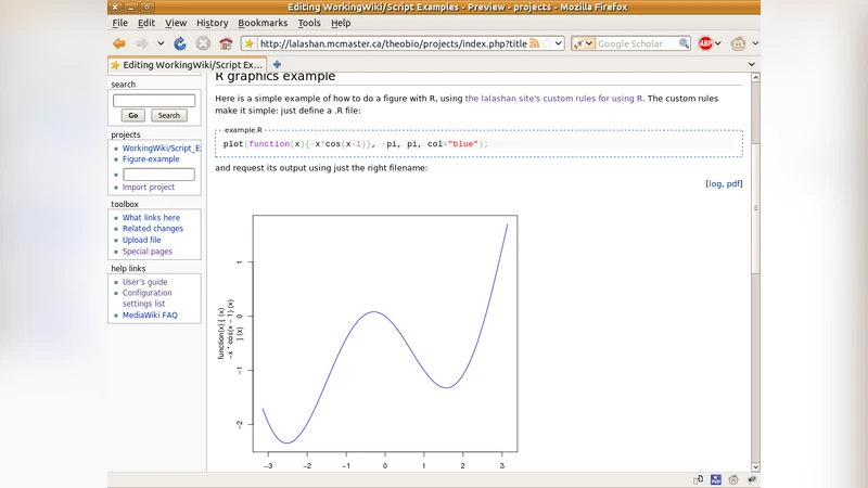 WorkingWiki: a MediaWiki-based platform for collaborative research