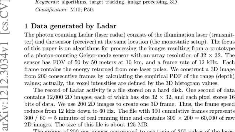 Multi-target tracking algorithms in 3D