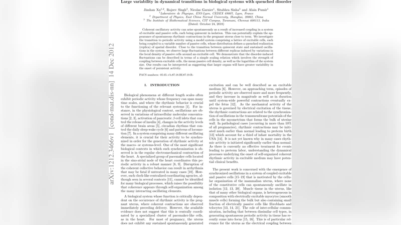 Large variability in dynamical transitions in biological systems with   quenched disorder