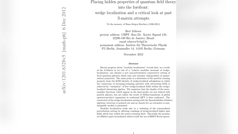 Placing hidden properties of quantum field theory into the forefront:   wedge localization and a new constructive on-shell setting