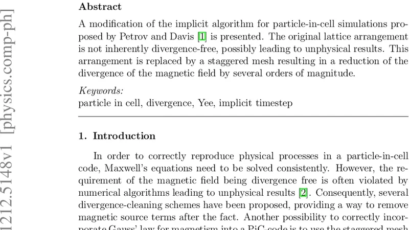 Note on the use of Yee-lattices in (semi-) implicit Particle-in-cell   codes