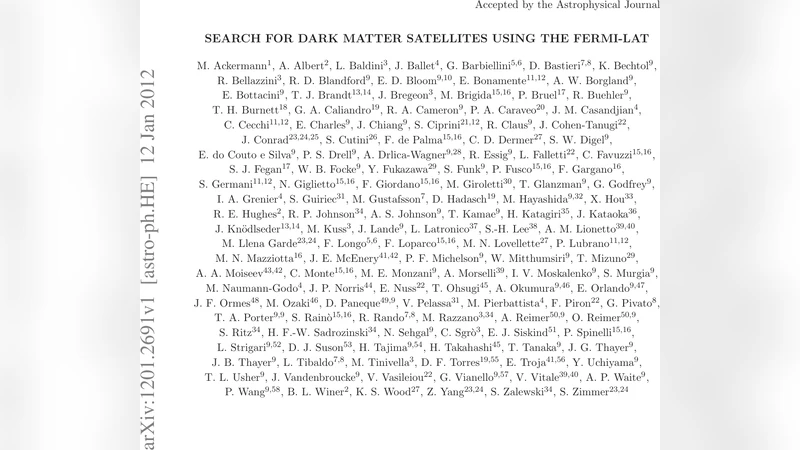 Search for Dark Matter Satellites using the FERMI-LAT