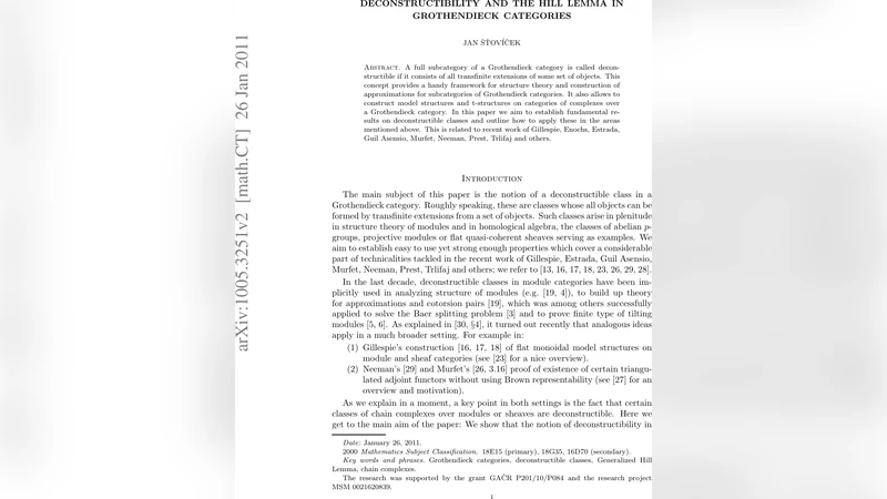 Deconstructibility and the Hill lemma in Grothendieck categories