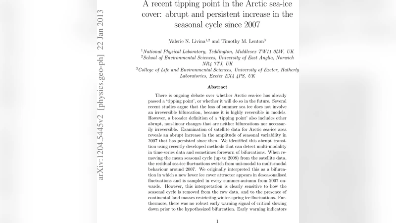A recent tipping point in the Arctic sea-ice cover: abrupt and   persistent increase in the seasonal cycle since 2007