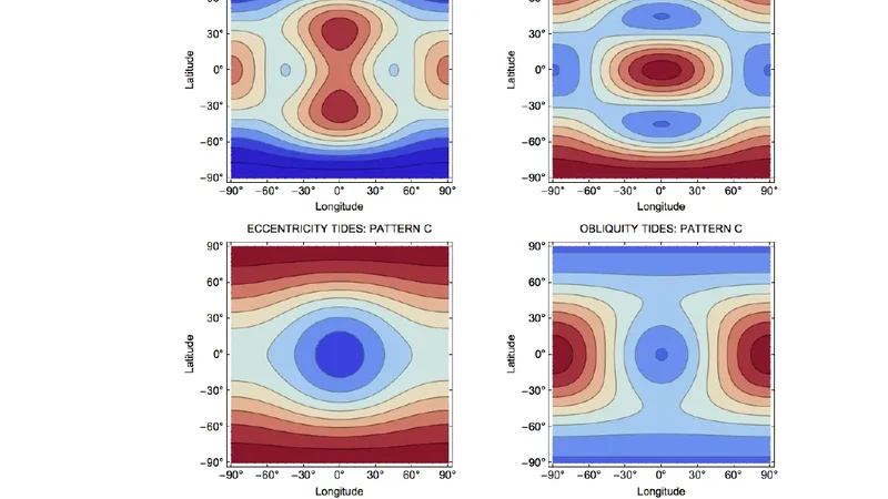 Spatial patterns of tidal heating