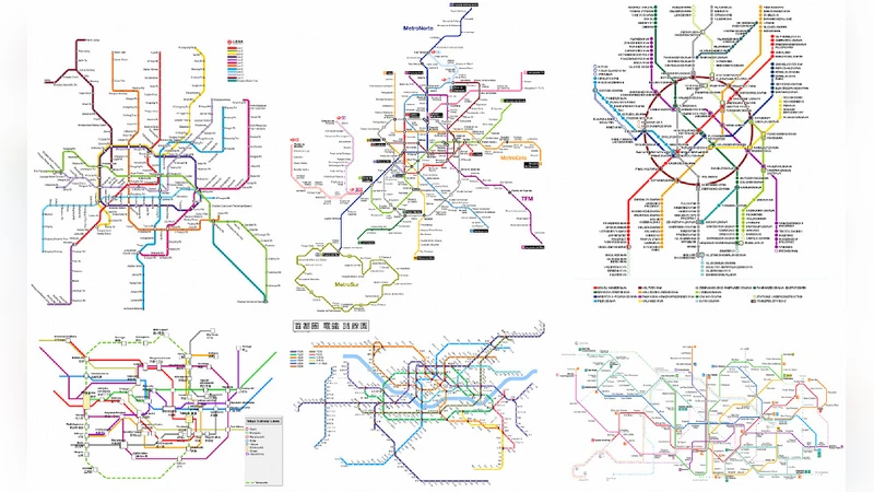 A long-time limit of world subway networks