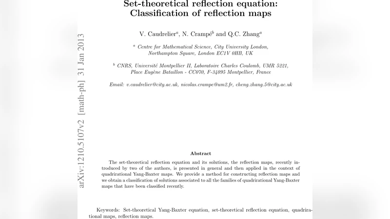 Set-theoretical reflection equation: Classification of reflection maps