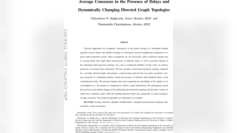Average Consensus in the Presence of Delays and Dynamically Changing   Directed Graph Topologies