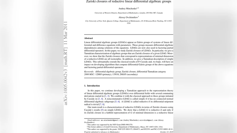 Zariski Closures of Reductive Linear Differential Algebraic Groups
