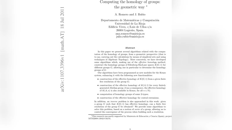 Computing the homology of groups: the geometric way