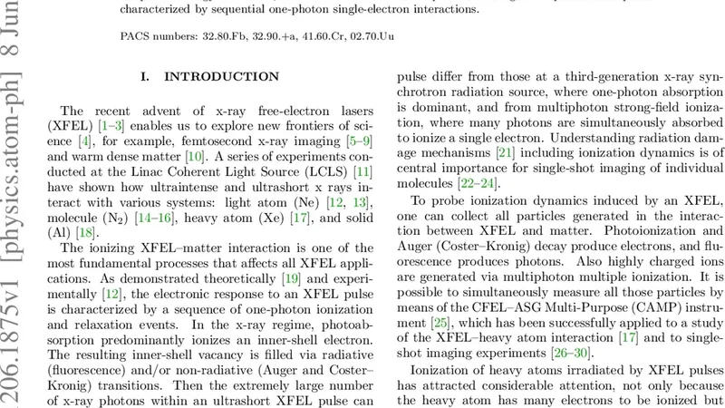 Monte Carlo calculation of ion, electron, and photon spectra of xenon   atoms in x-ray free-electron laser pulses