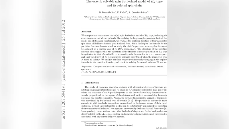 The exactly solvable spin Sutherland model of B_N type and its related   spin chain