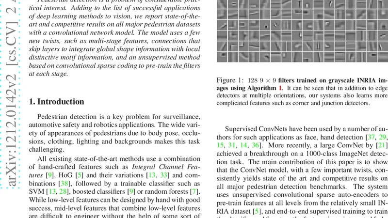Pedestrian Detection with Unsupervised Multi-Stage Feature Learning