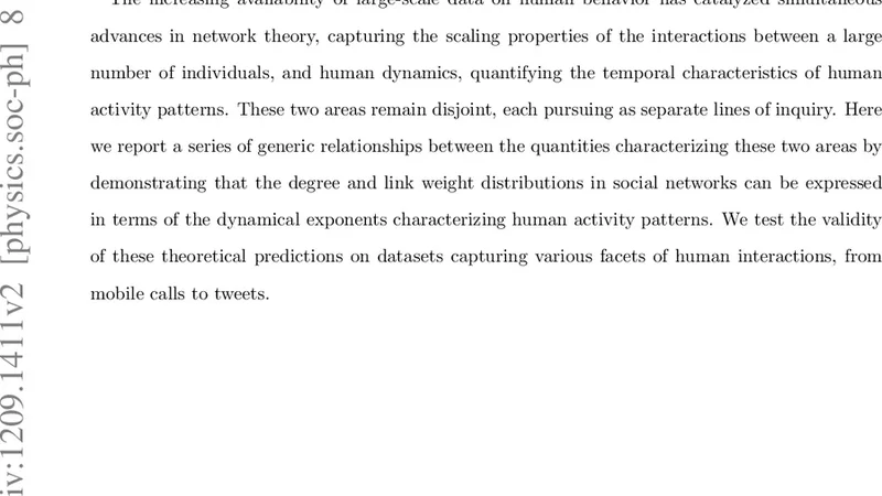 Connections between Human Dynamics and Network Science
