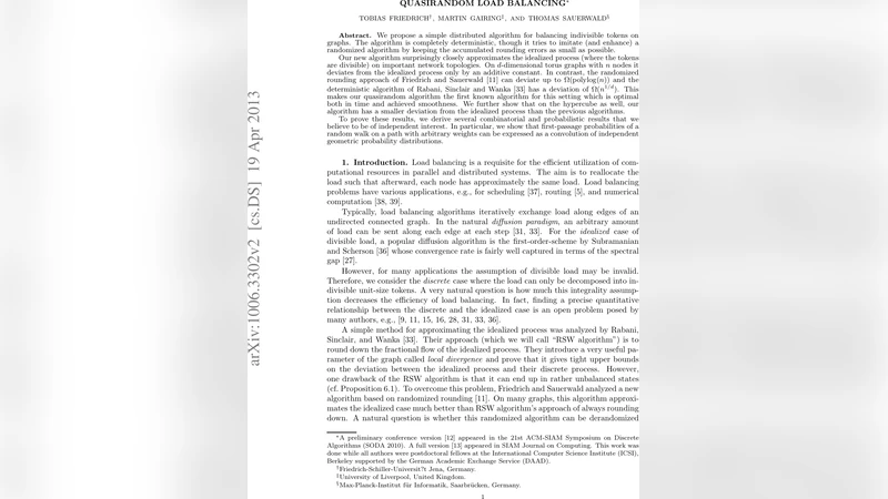 Quasirandom Load Balancing