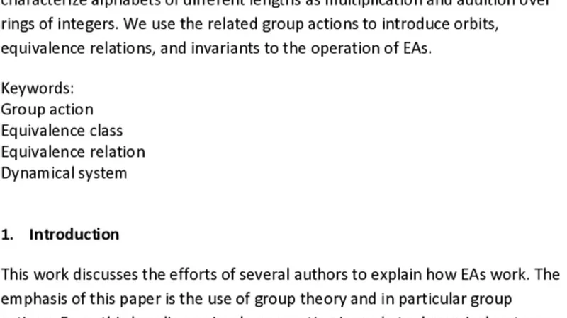 Group theory, group actions, evolutionary algorithms, and global   optimization