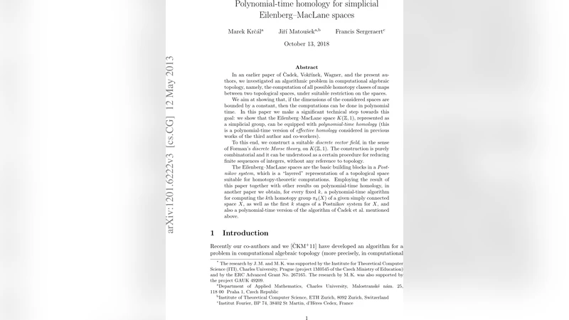 Polynomial-time homology for simplicial Eilenberg-MacLane spaces