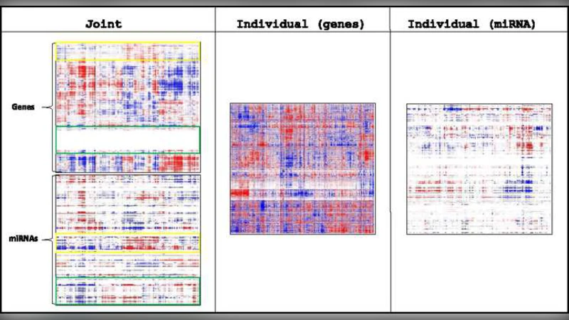 Joint and individual variation explained (JIVE) for integrated analysis   of multiple data types