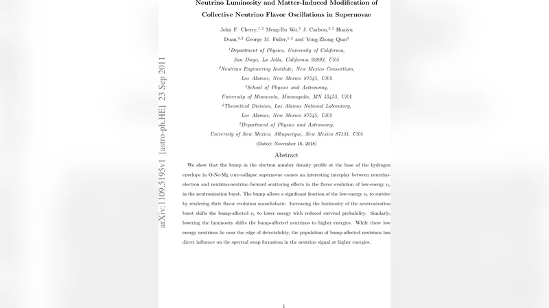 Neutrino Luminosity and Matter-Induced Modification of Collective   Neutrino Flavor Oscillations in Supernovae
