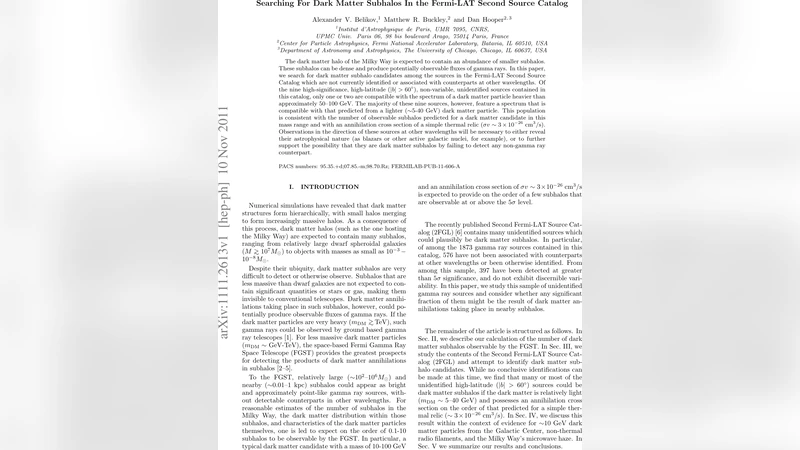 Searching For Dark Matter Subhalos In the Fermi-LAT Second Source   Catalog