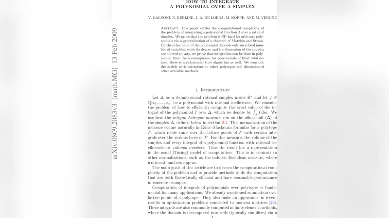 How to Integrate a Polynomial over a Simplex