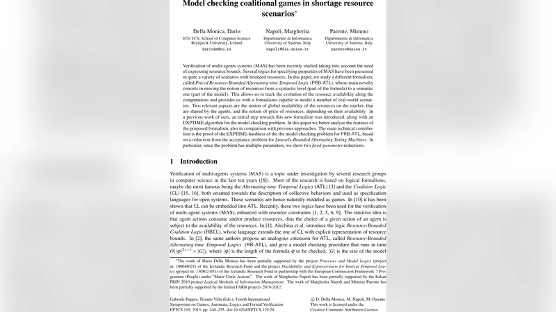Model checking coalitional games in shortage resource scenarios