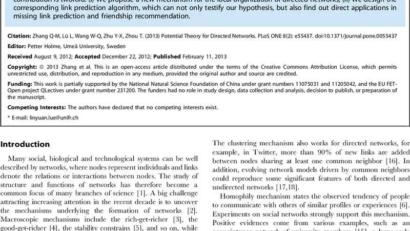 Potential Theory for Directed Networks