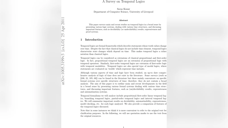 A Survey on Temporal Logics