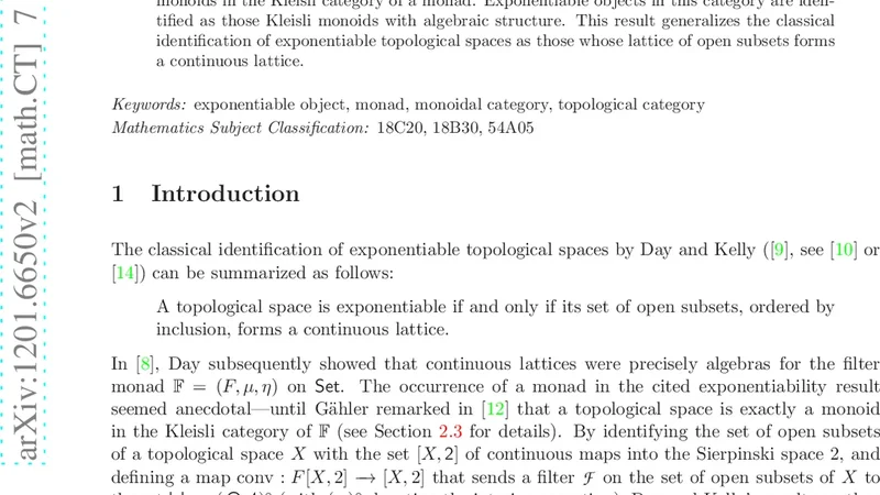 Exponential Kleisli monoids as Eilenberg-Moore algebras