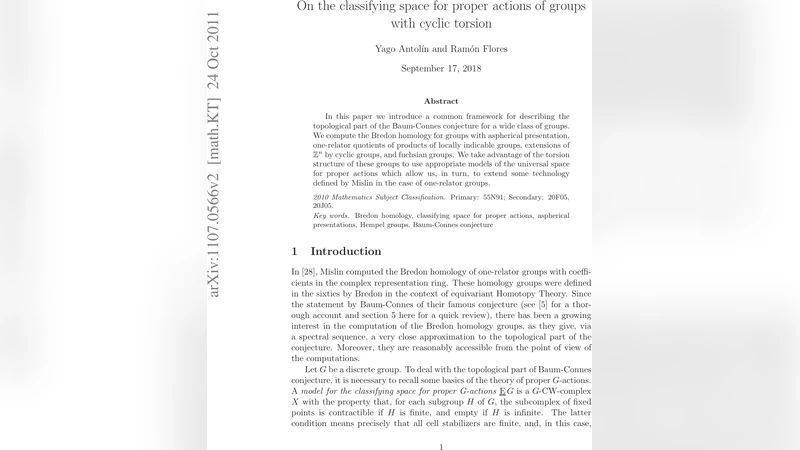 On the classifying space for proper actions of groups with cyclic   torsion